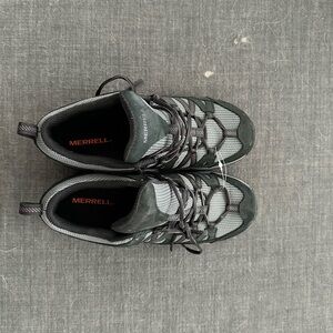 Merrell Charcoal and Black Hiking Shoes